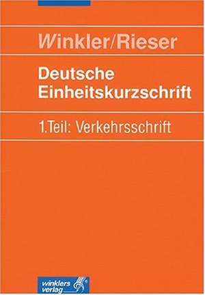 Deutsche Einheitskurzschrift 1. Verkehrsschrift de Hans Lambrich