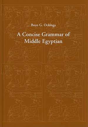 A Concise Grammar of Middle Egyptian