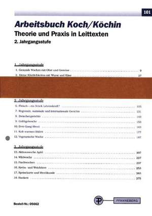 Arbeitsbuch Koch/Köchin Theorie und Praxis in Leittexten Jahrgangsstufe 2