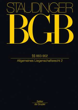 §§ 883-902: (Allgemeines Liegenschaftsrecht 2) de Karl-Heinz Gursky