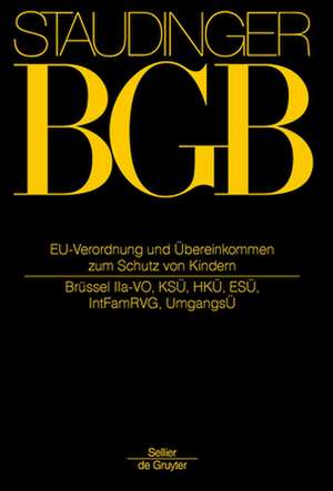 Vorbem A-H zu Art 19 EGBGB: (Internationales Kindschaftsrecht 1) de J. von Staudinger