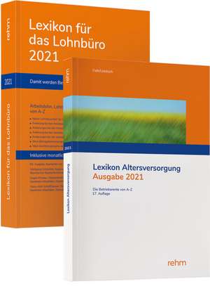 Buchpaket Lexikon für das Lohnbüro und Lexikon Altersversorgung 2021 de Wolfgang Schönfeld