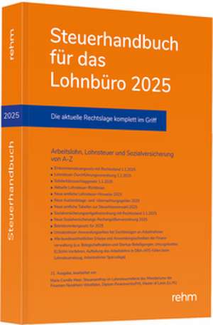 Steuerhandbuch für das Lohnbüro 2025 de Marie Camille Meer