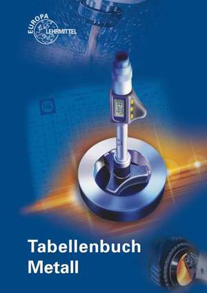 Tabellenbuch Metall de Roland Gomeringer