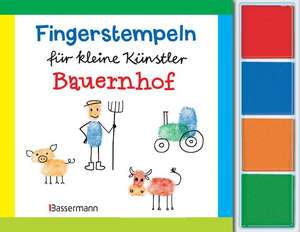 Fingerstempeln f.kl. Künstler- Bauernhof-Set de Norbert Pautner