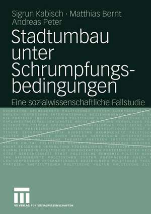 Stadtumbau unter Schrumpfungsbedingungen: Eine sozialwissenschaftliche Fallstudie de Sigrun Kabisch