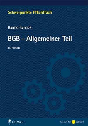 BGB-Allgemeiner Teil de Haimo Schack