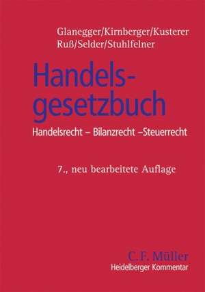 Heidelberger Kommentar zum Handelsgesetzbuch ( HGB) de Peter Glanegger