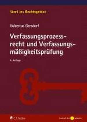 Verfassungsprozessrecht und Verfassungsmäßigkeitsprüfung de Hubertus Gersdorf