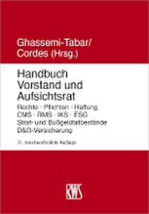 Handbuch Vorstand und Aufsichtsrat de Nima Ghassemi-Tabar