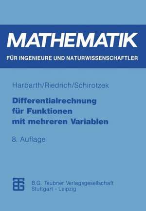 Differentialrechnung für Funktionen mit mehreren Variablen de Klaus Harbarth