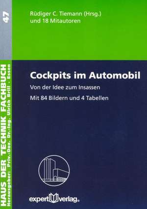 Cockpits im Automobil de Rüdiger C. Tiemann