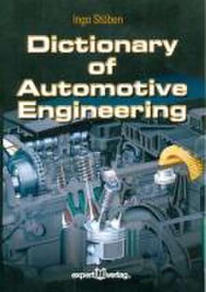 Dictionary of Automotive Engineering de Ingo Stüben