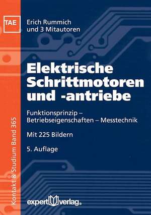 Elektrische Schrittmotoren und -antriebe de Erich Rummich