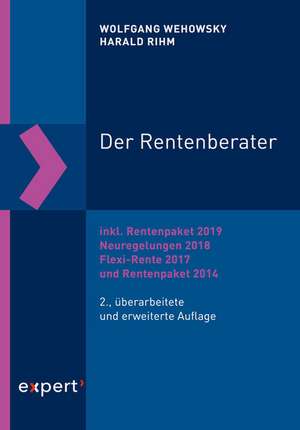 Der Rentenberater de Wolfgang Wehowsky