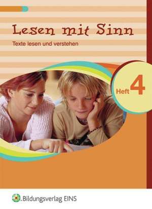 Lesen mit Sinn 4. Arbeitsheft de Armgard Beran