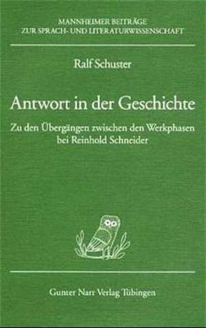 Antwort in der Geschichte de Ralf Schuster