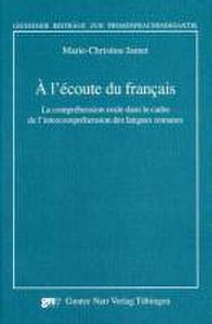 À l'écoute du français de Marie-Christine Jamet