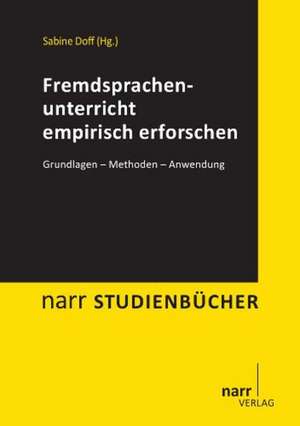 Fremdsprachenunterricht empirisch erforschen de Sabine Doff