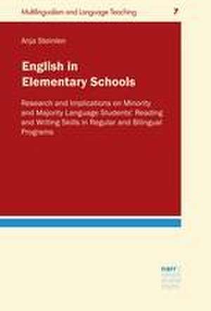 English in Elementary Schools de Anja Steinlen