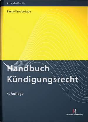 Handbuch Kündigungsrecht de Stephan Osnabrügge