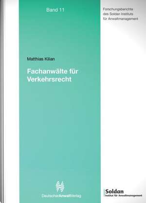 Fachanwälte für Verkehrsrecht de Matthias Kilian