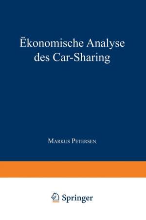 Ökonomische Analyse des Car-Sharing de Markus Petersen