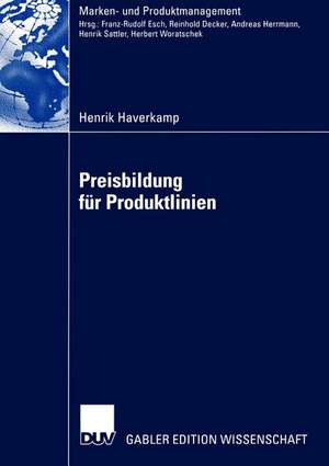 Preisbildung für Produktlinien de Henrik Haverkamp