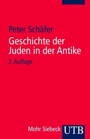 Geschichte der Juden in der Antike de Peter Schäfer