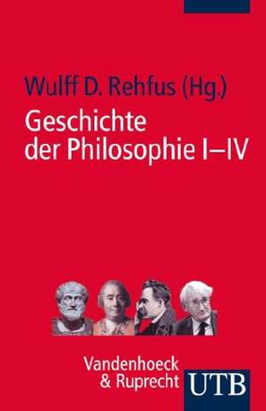 Geschichte der Philosophie 1 - 4: Paket de Wulff D. Rehfus