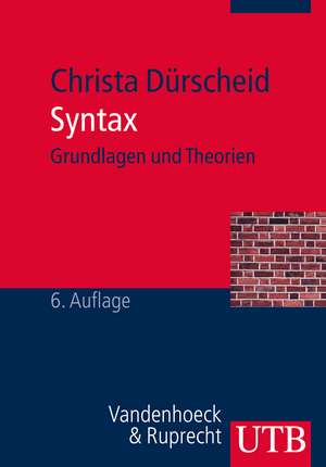 Syntax de Christa Dürscheid