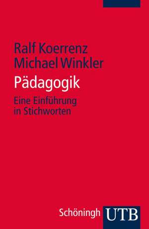 Pädagogik de Ralf Koerrenz