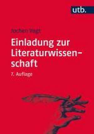 Einladung zur Literaturwissenschaft de Jochen Vogt