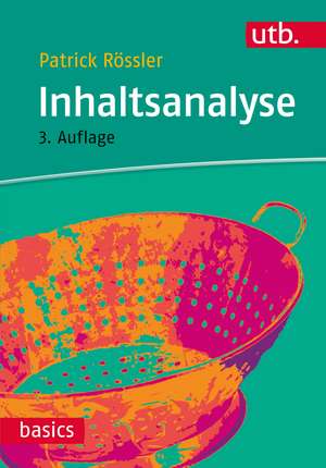 Inhaltsanalyse de Patrick Rössler