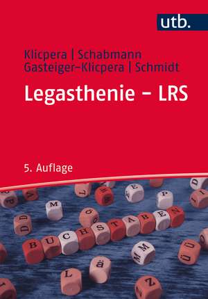 Legasthenie - LRS de Christian Klicpera