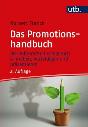 Das Promotionshandbuch de Norbert Franck