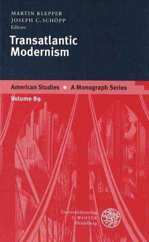 Transatlantic Modernism de Martin Klepper