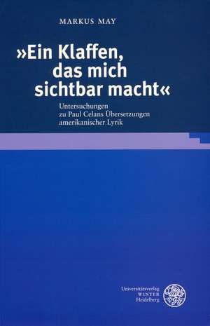 May, M: »Ein Klaffen, das mich sichtbar macht«