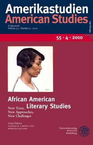 African American Literary Studies de Glenda R. Carpio