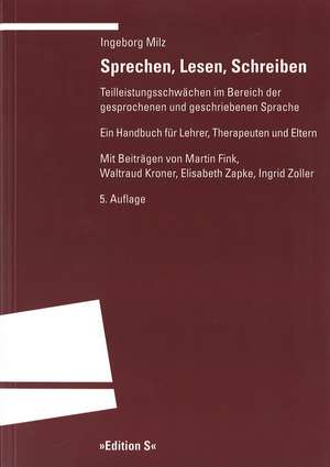 Sprechen, Lesen, Schreiben de Ingeborg Milz