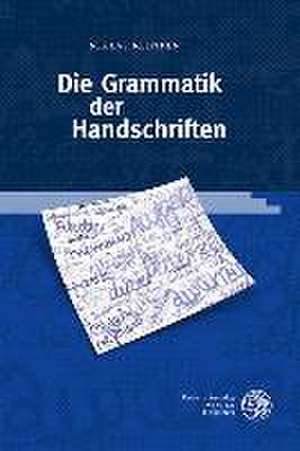 Die Grammatik der Handschriften de Niklas Reinken