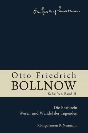 Otto Friedrich Bollnow: Schriften