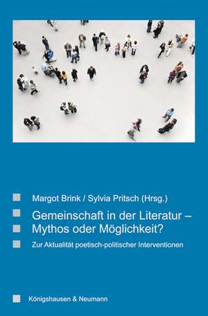 Gemeinschaft in der Literatur de Margot Brink