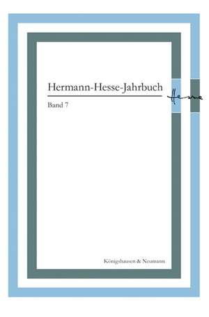 Hermann-Hesse-Jahrbuch, Band 7 de Mauro Ponzi