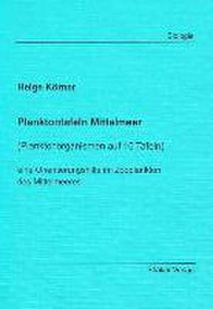 Planktontafeln Mittelmeer de Helge Körner