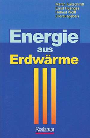 Energie aus Erdwärme de Martin Kaltschmitt