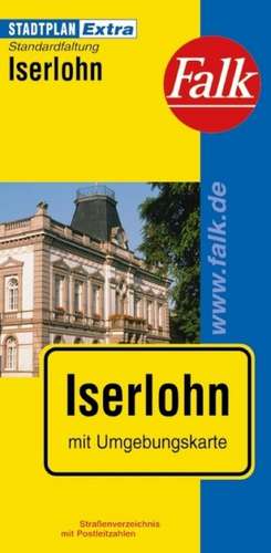 Falk Stadtplan Extra Standardfaltung Iserlohn 1:19 000