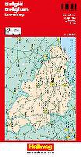 Hallwag Strassenkarte Belgien 1:250.000 de Hallwag Kümmerly+Frey AG