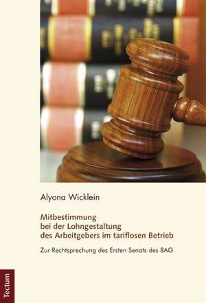 Mitbestimmung bei der Lohngestaltung des Arbeitgebers im tariflosen Betrieb de Alyona Wicklein