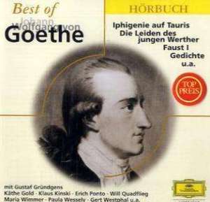 Best of Johann Wolfgang von Goethe 2 CDs de Johann Wolfgang von Goethe